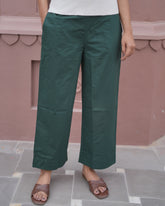 Green Cotton Pant