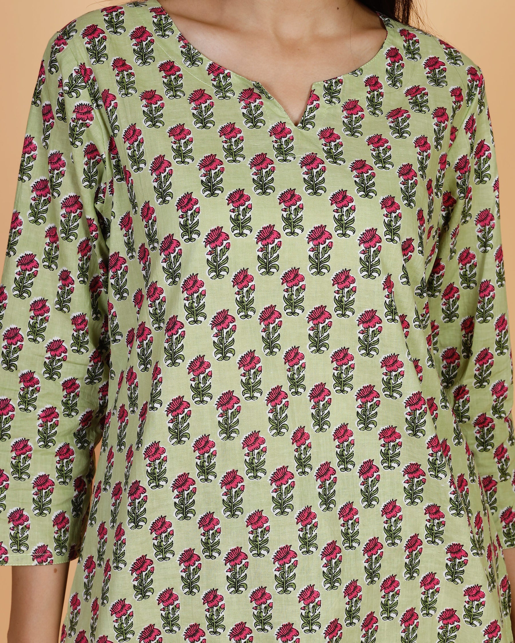 Pure Cotton Green Pyjama Set