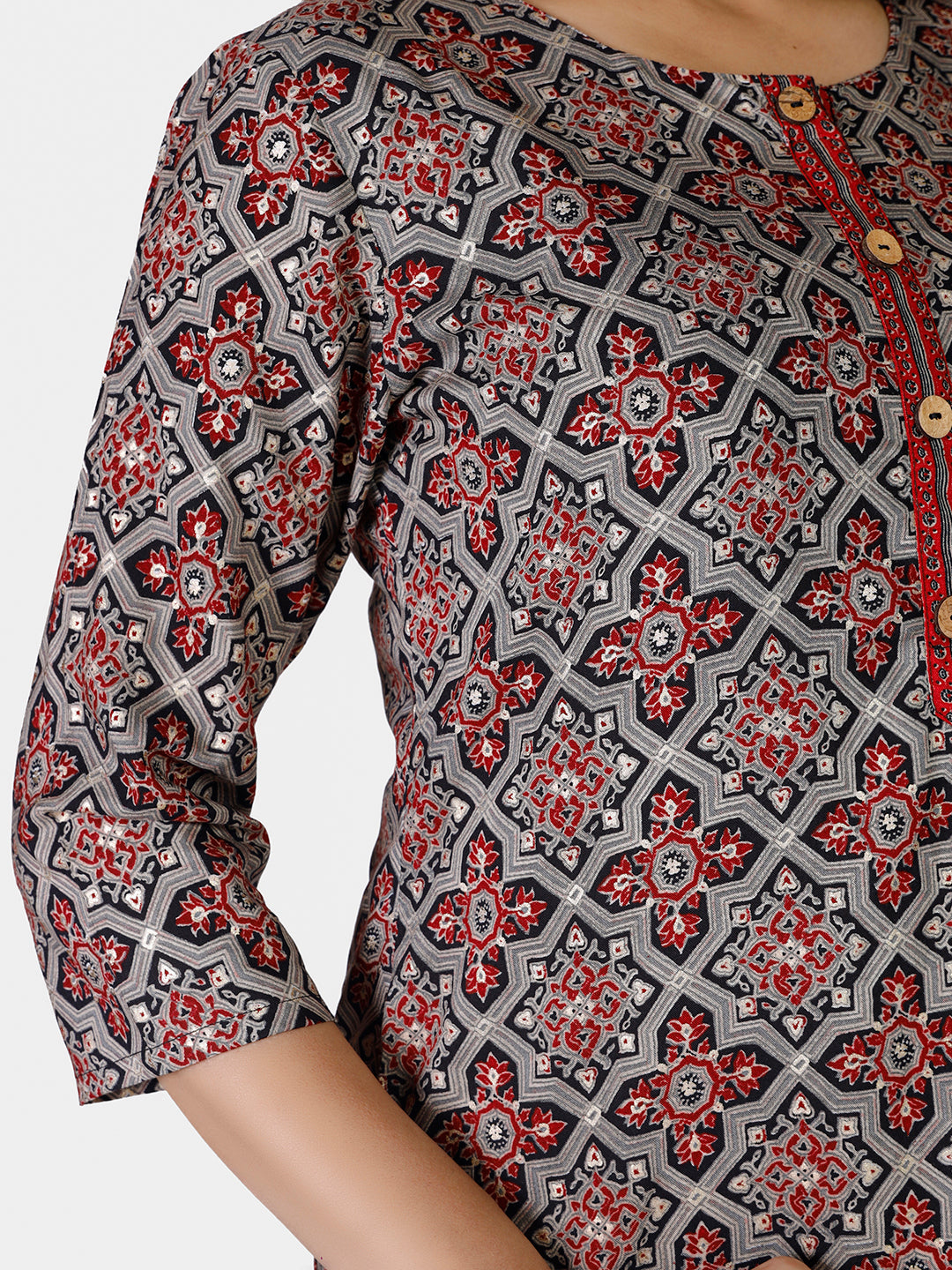 Ajrakh Printed Kurta Set