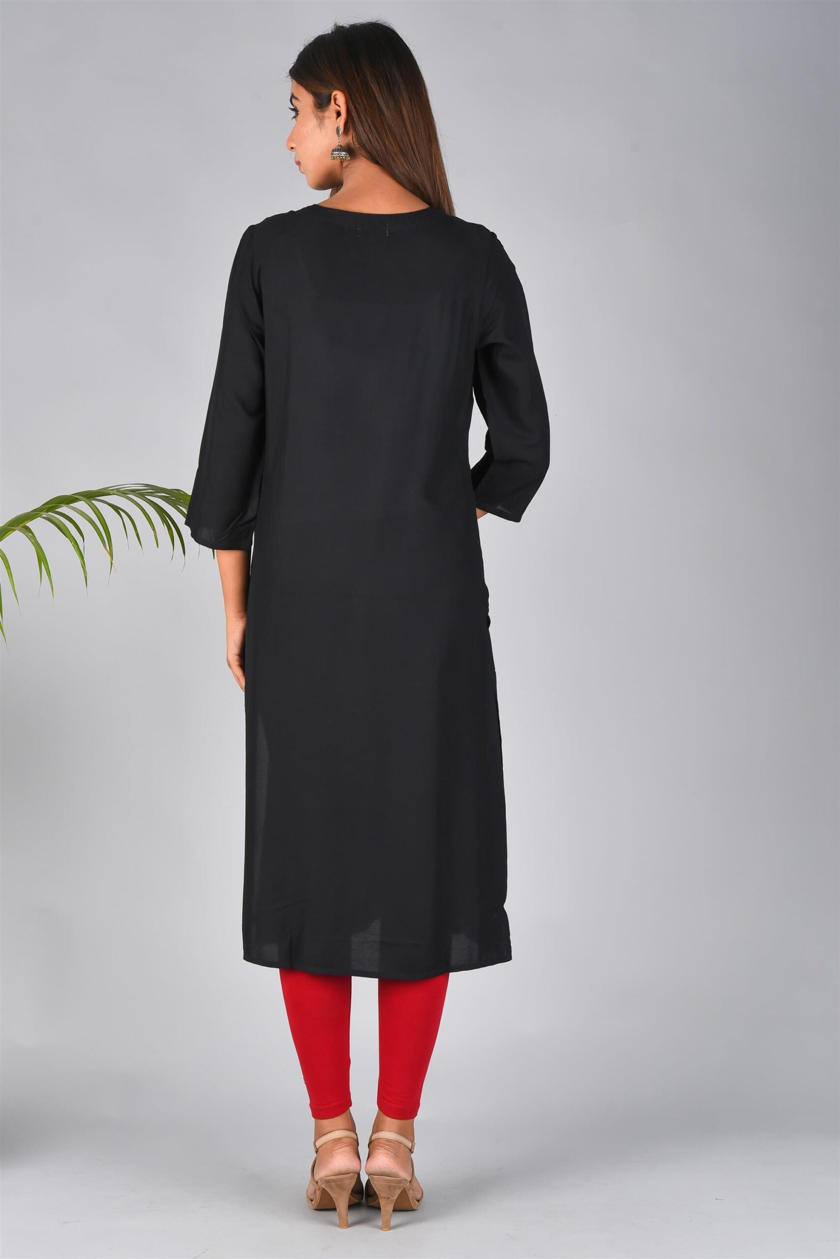 Straight Embroidered Kurta