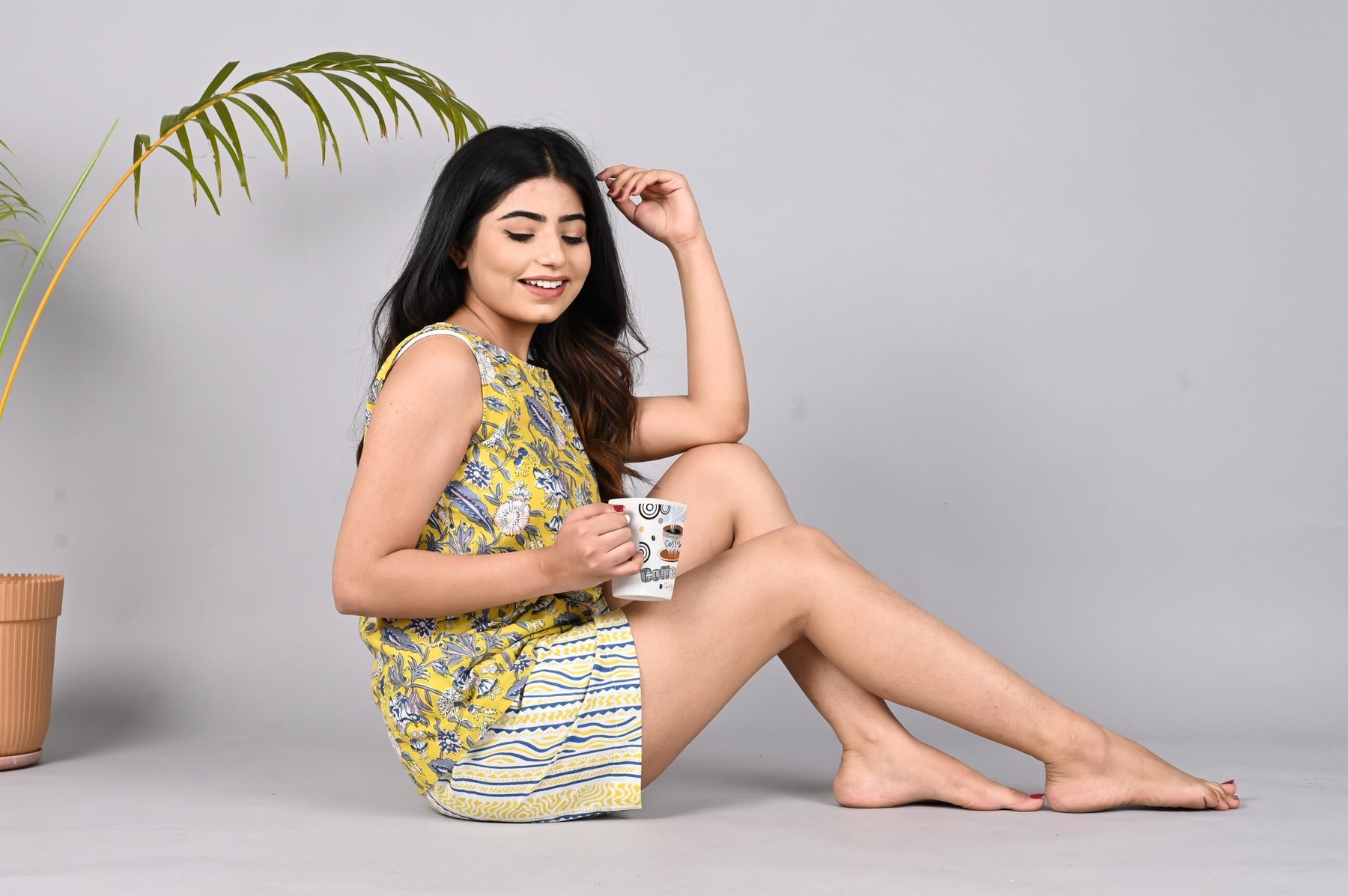 Women Cotton Shorts set