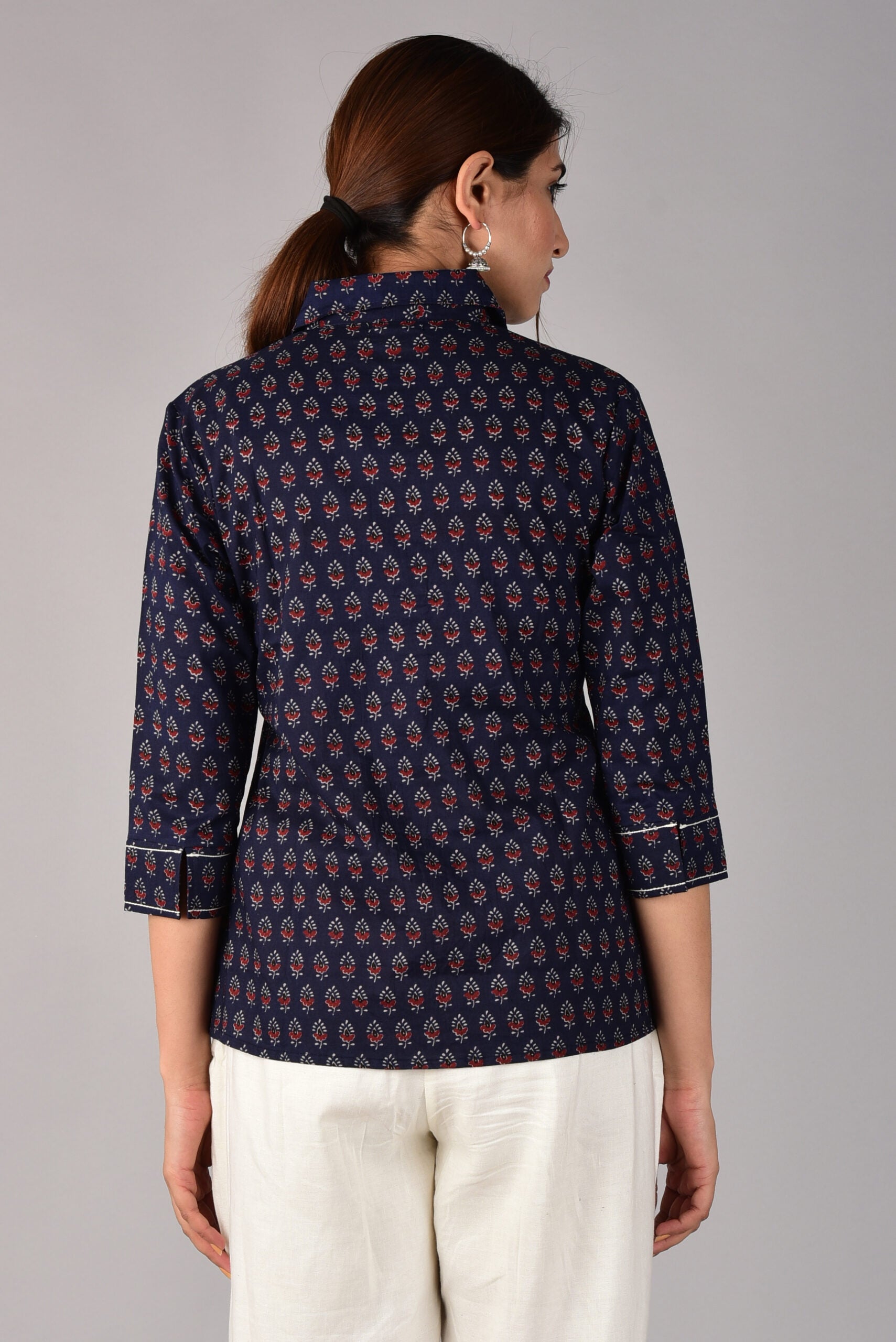 Floral Printed Shirt Top