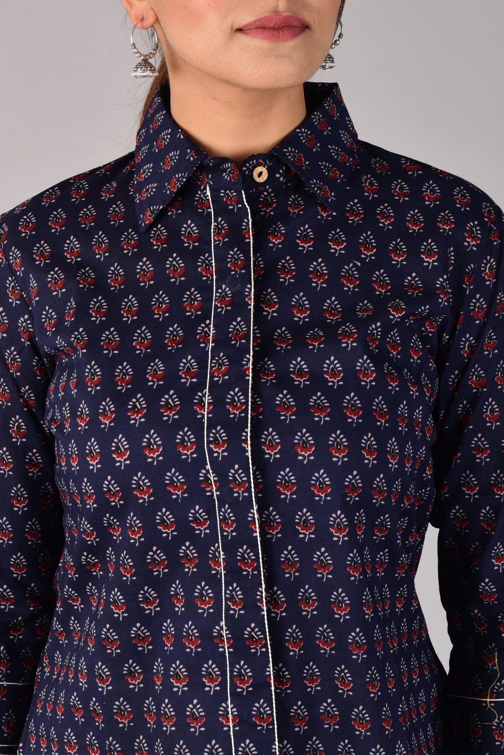 Floral Printed Shirt Top