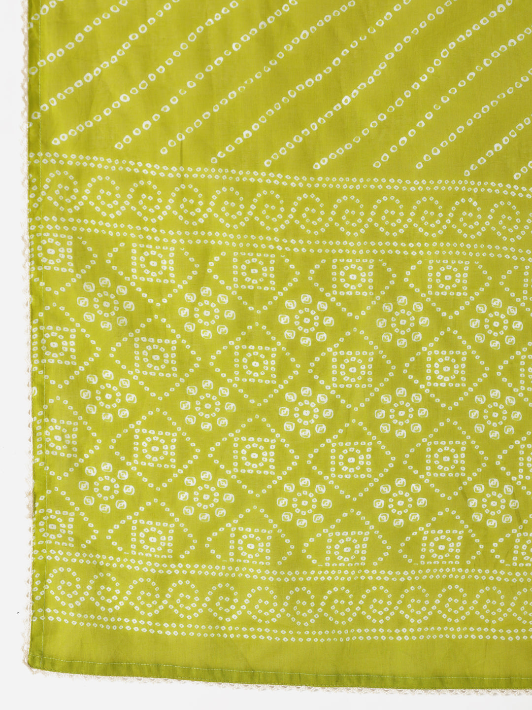 Bandhani Printed Straight Kurta Set With Dupatta