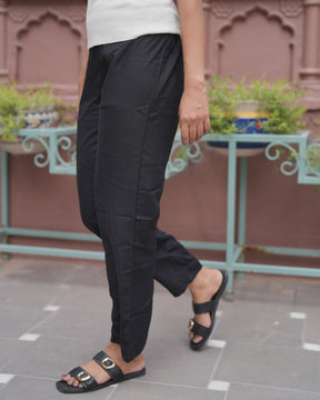 Black Linen Pant